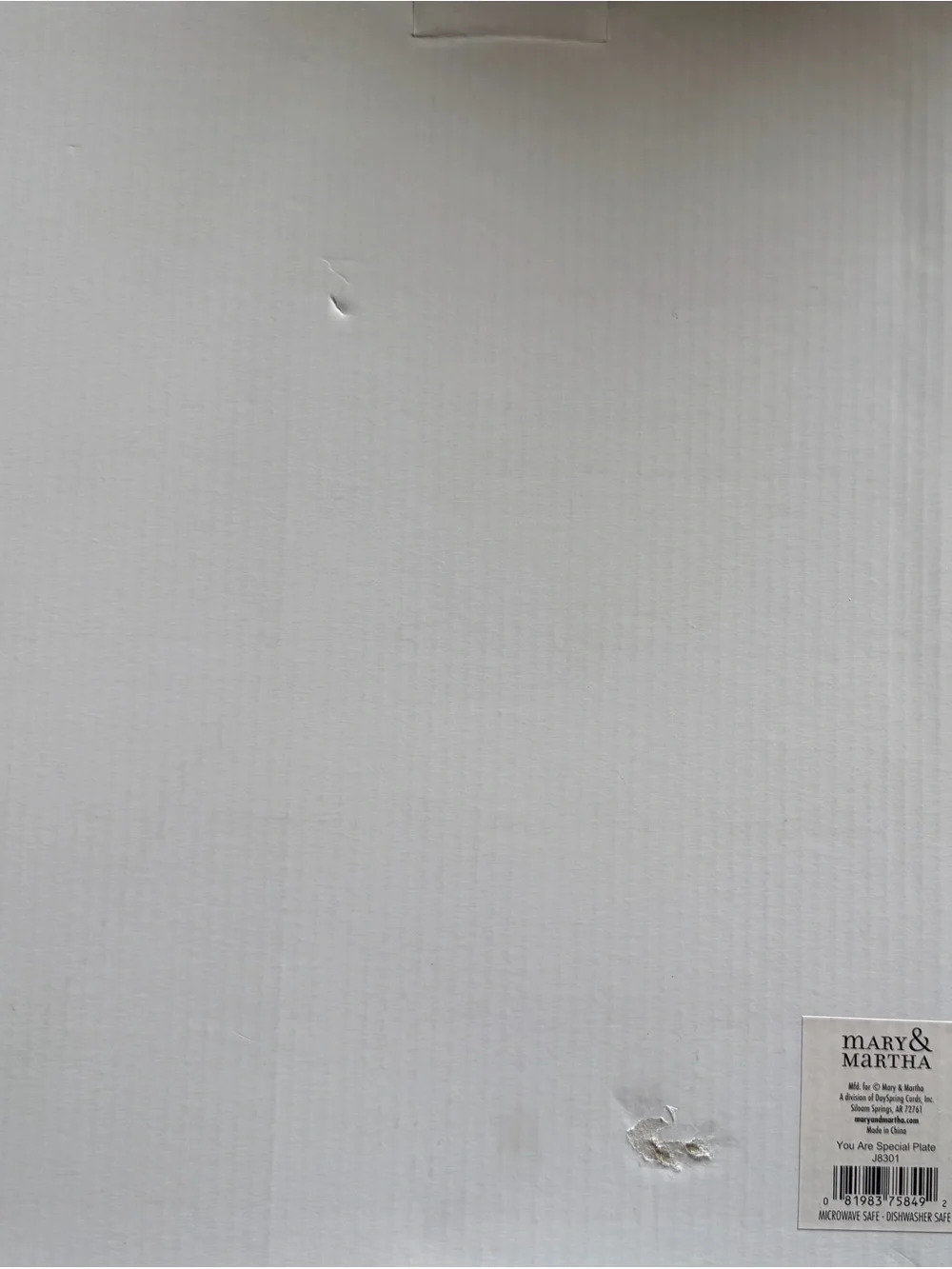 Mary & Martha You Are Special Plate NIB 12”